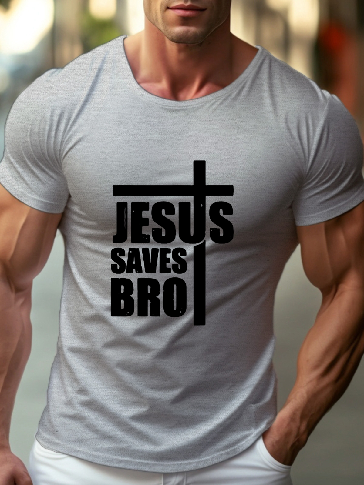 Jesus Saves Bro Tee