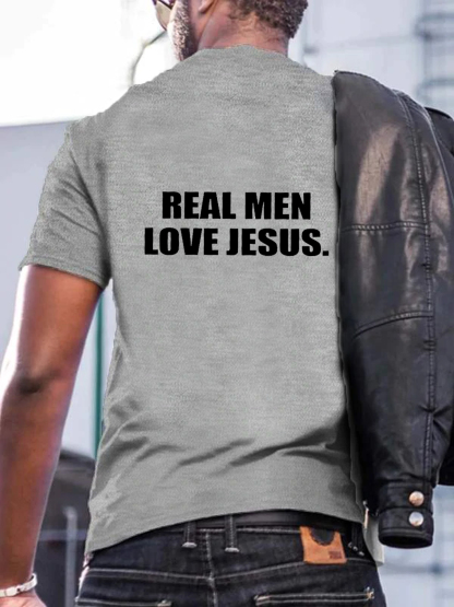 Real Men Love Jesus Tee