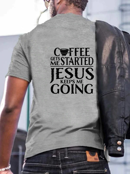 Jesus Keeps Me Going Tee