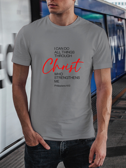 [Copy][Copy]Jesus Never Tapped Out Christian Tee
