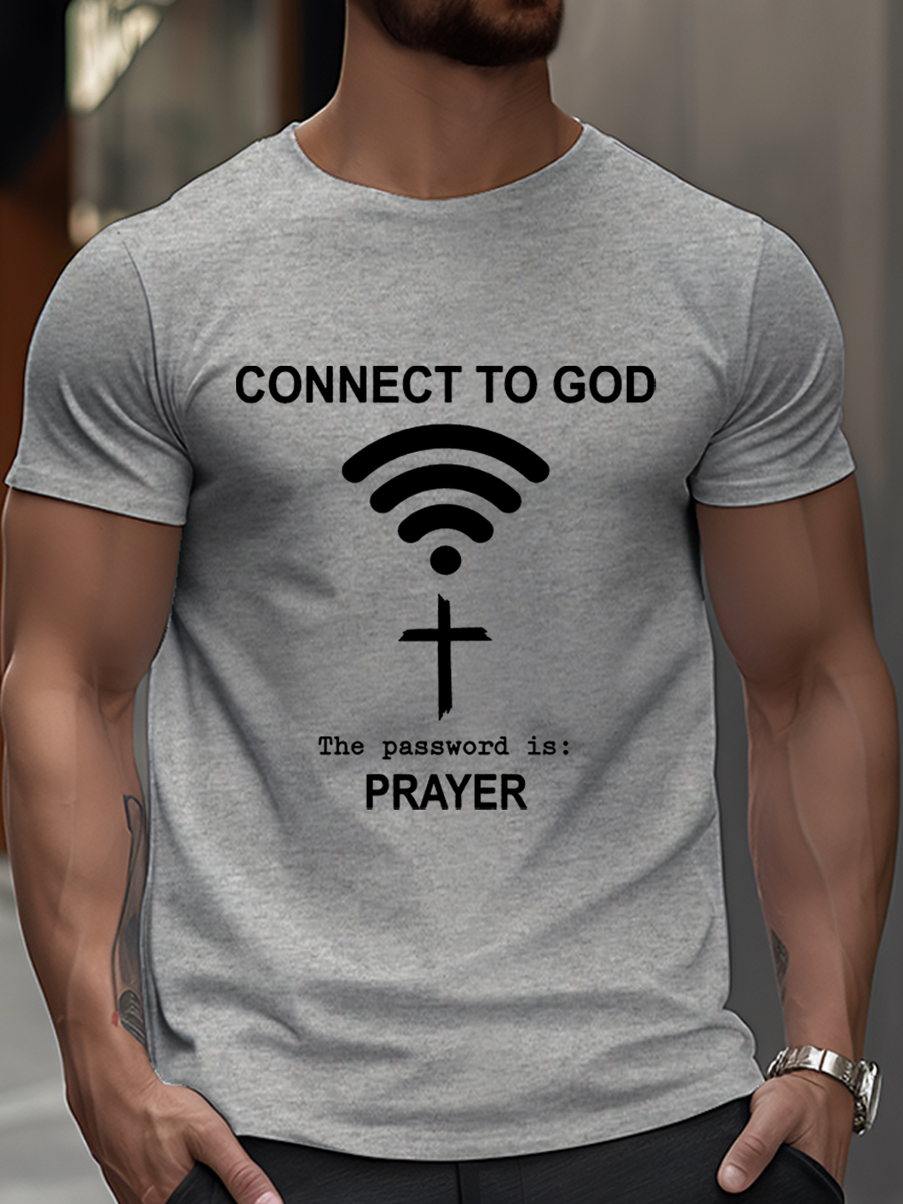 Connect To God The Password Is : PRAYER Tee