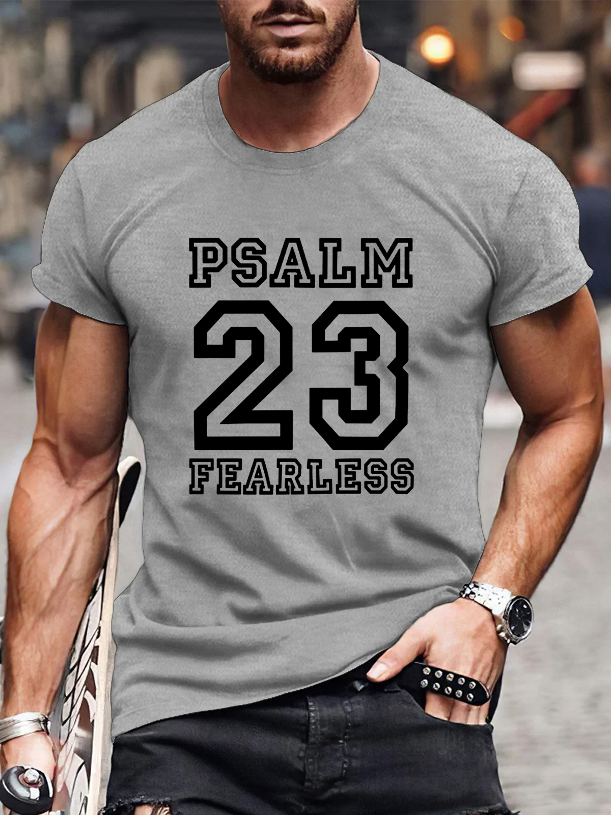 Psalm 23 Fearless Tee