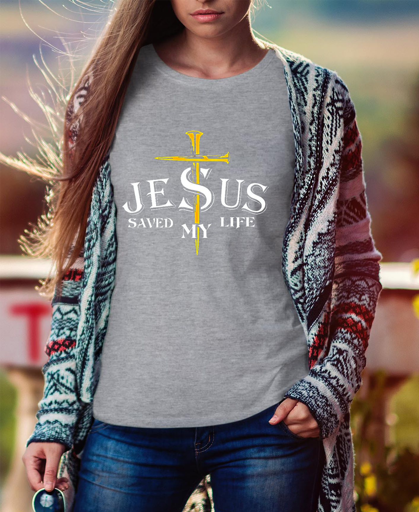 Jesus Saved My Life Women Tee