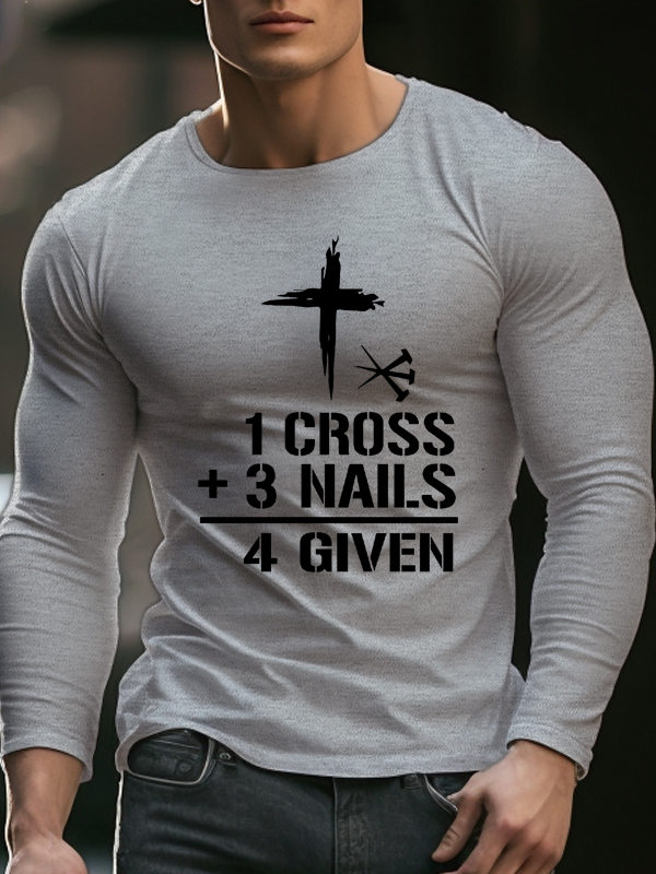 Cross Nails Given Long Sleeve