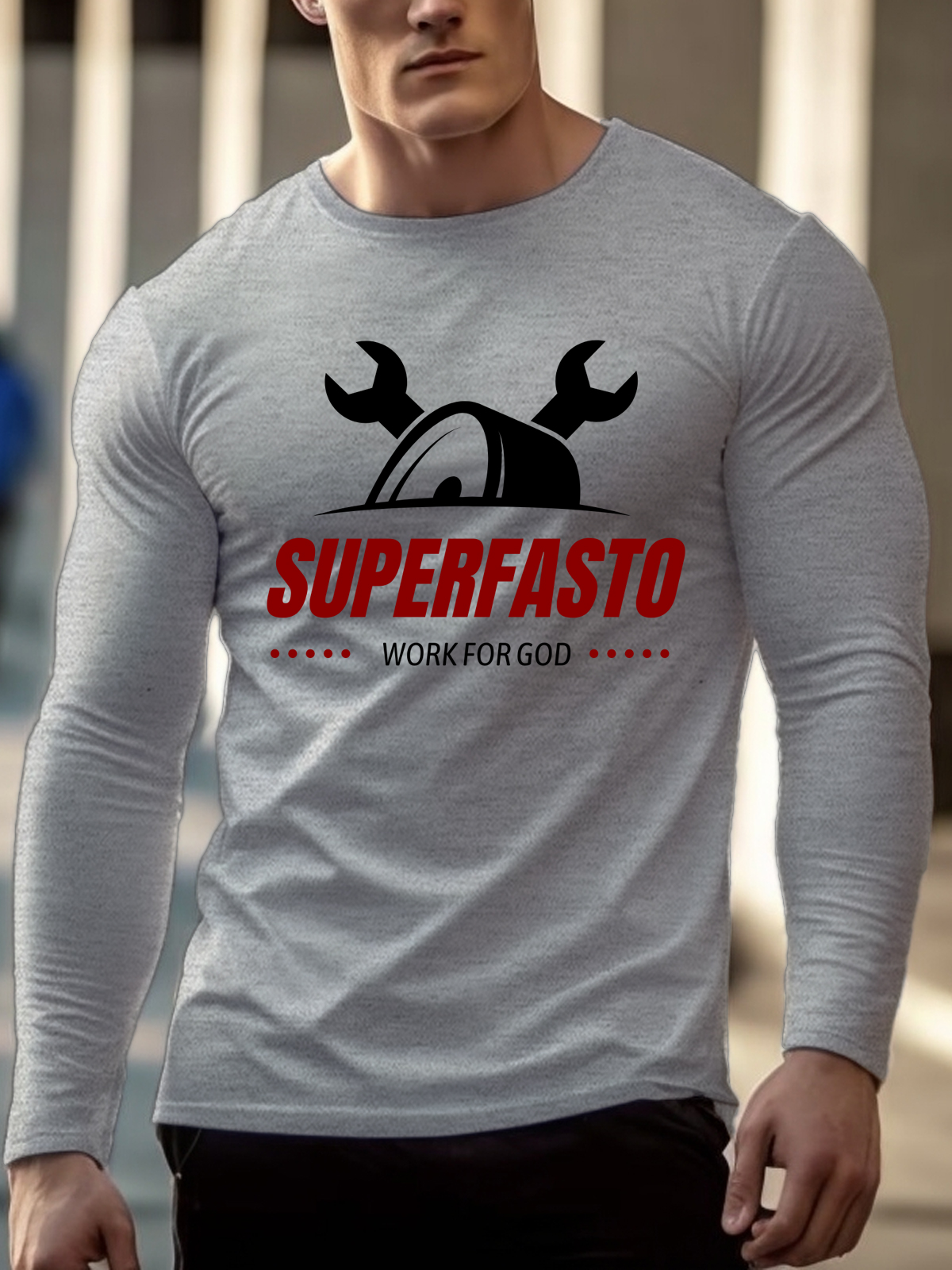 Superfasto Work For God Long Sleeve