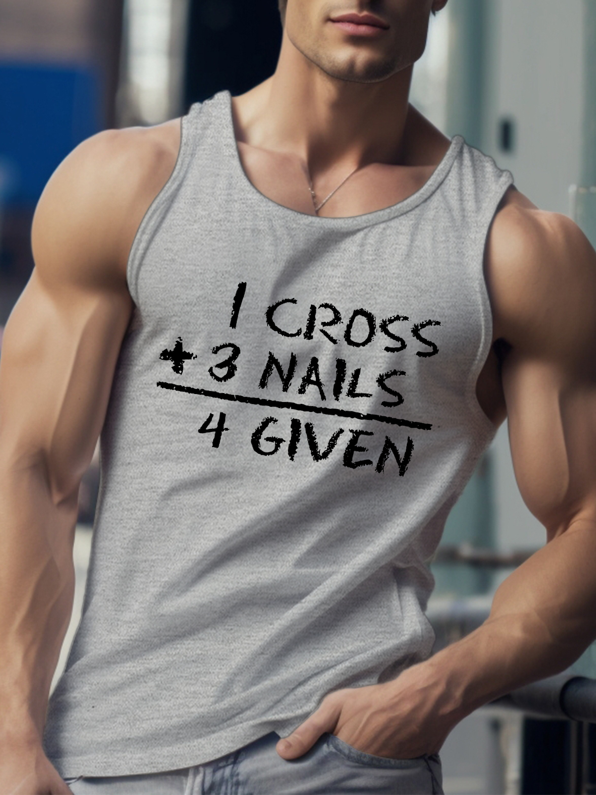 Cross Nails Given Vest