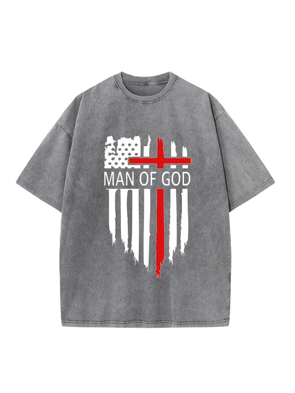 Man Of God Washed Tee