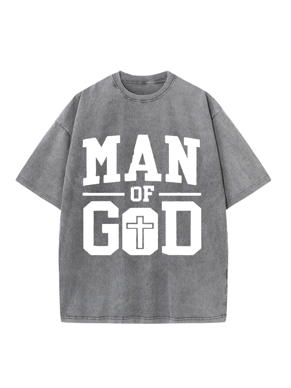 Man Of God Washed Tee