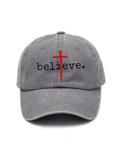 Believe Jesus Washed Hat