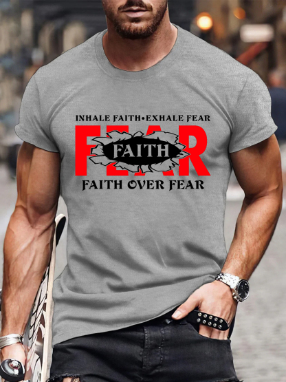 Inhale Faith Exhale Fear Tee