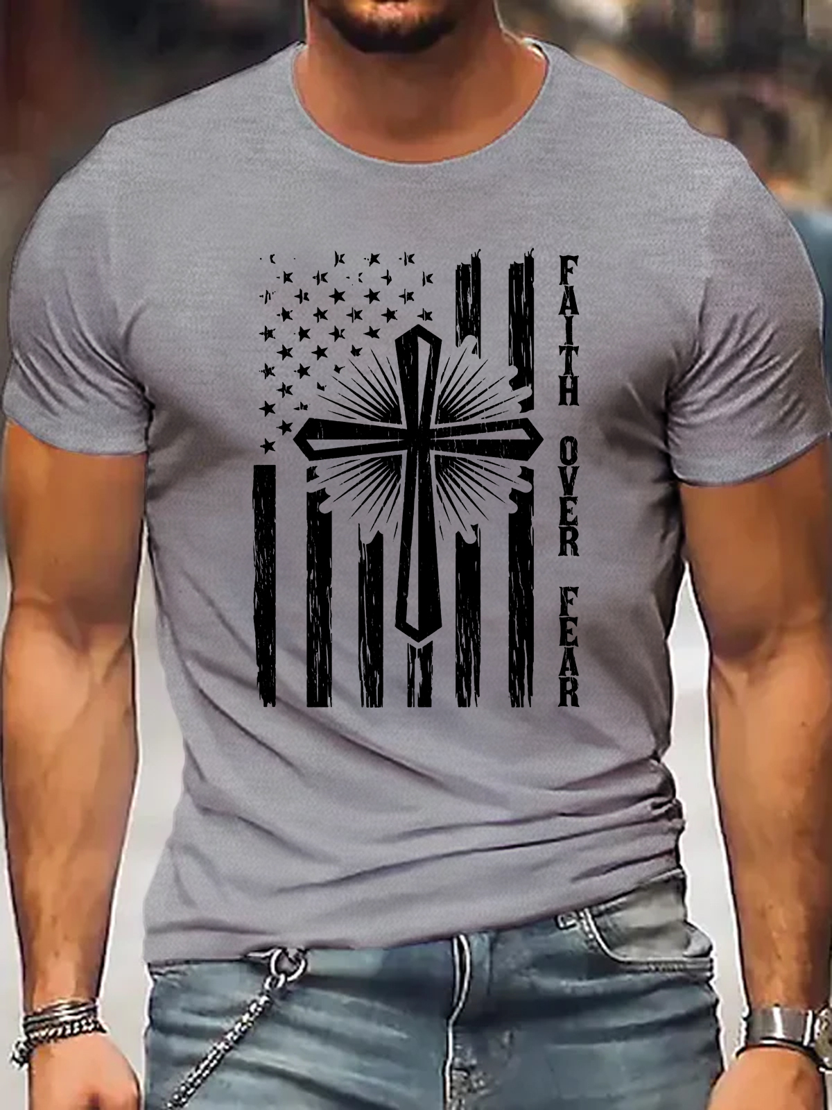 Faith Over Fear Classic Christian T-Shirt