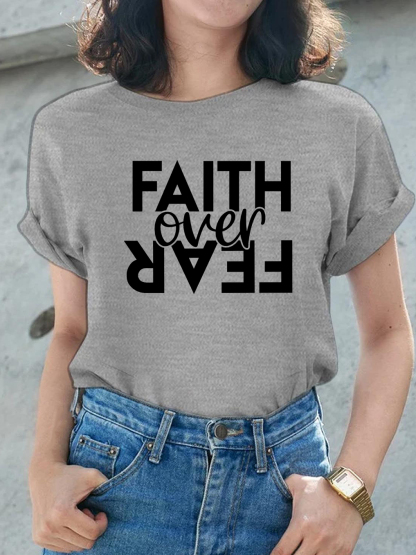 Faith Over Fear Women Tee