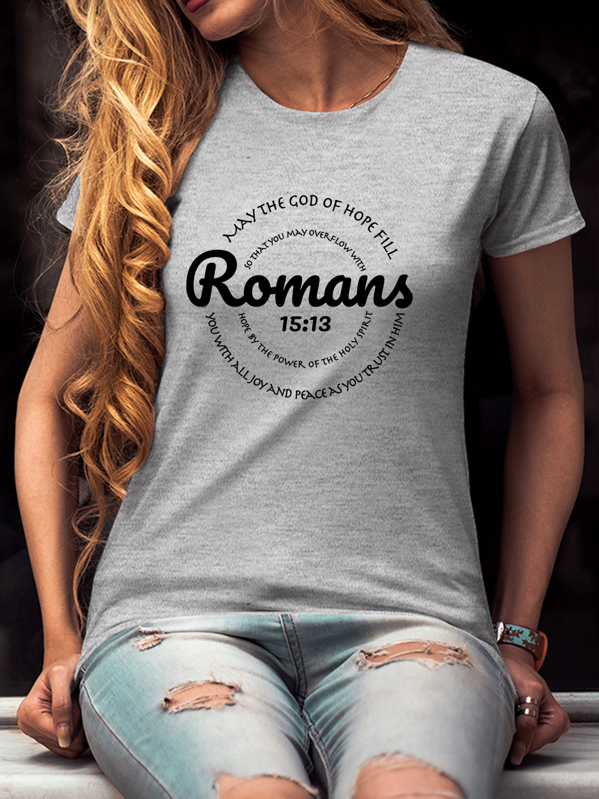 May The God Of Hope Fill You Women Tee