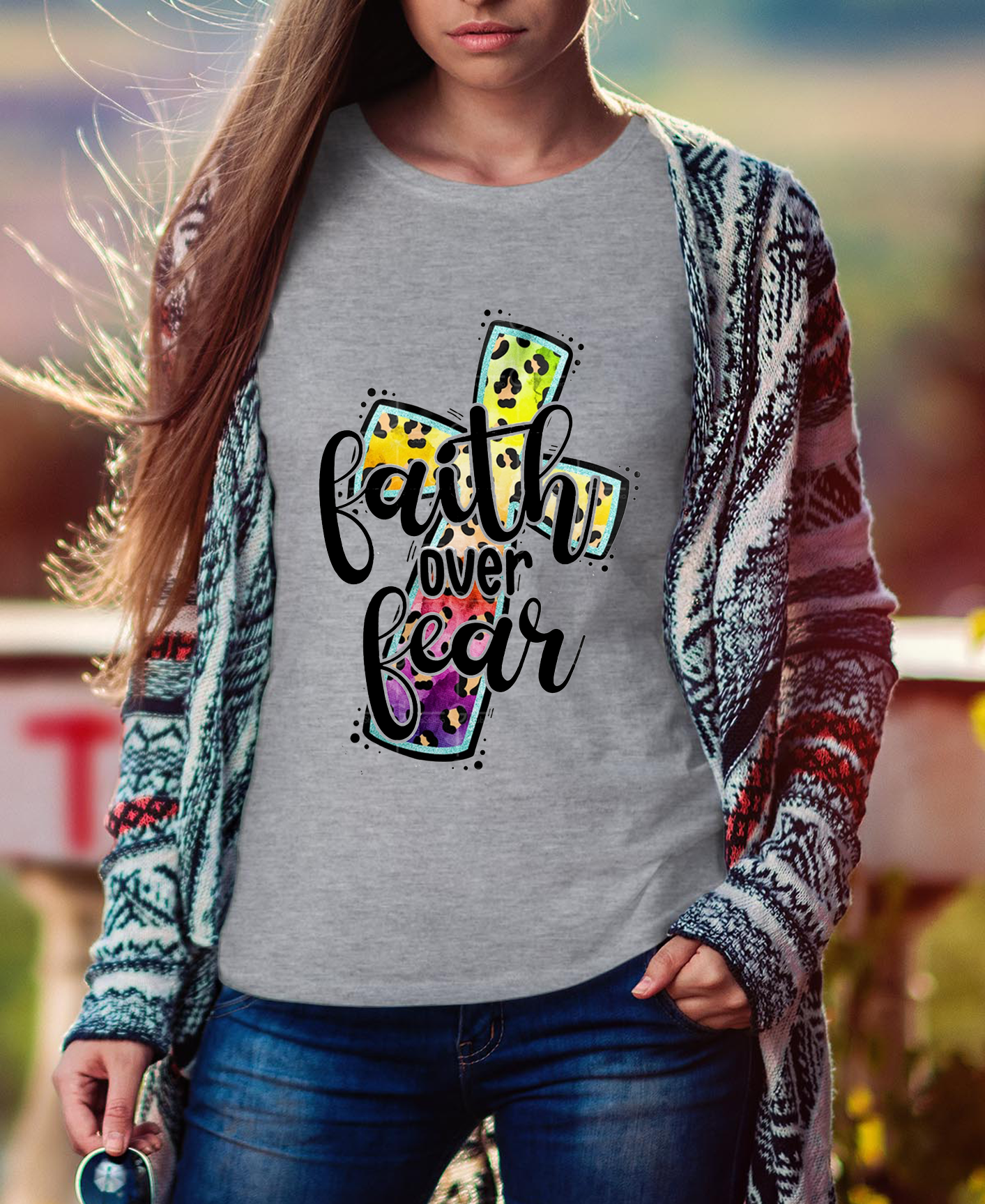 Faith Over Fear Women Tee