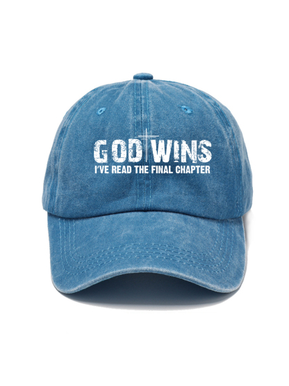 God Wins Washed Hat
