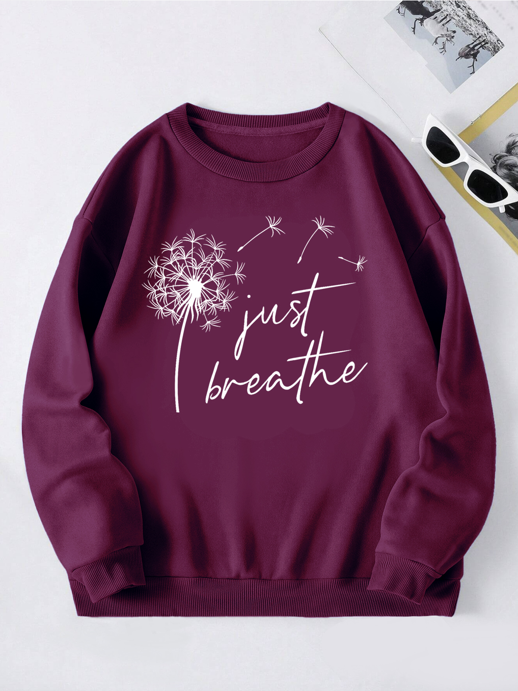 Just Breathe and Believe Sweatshirt