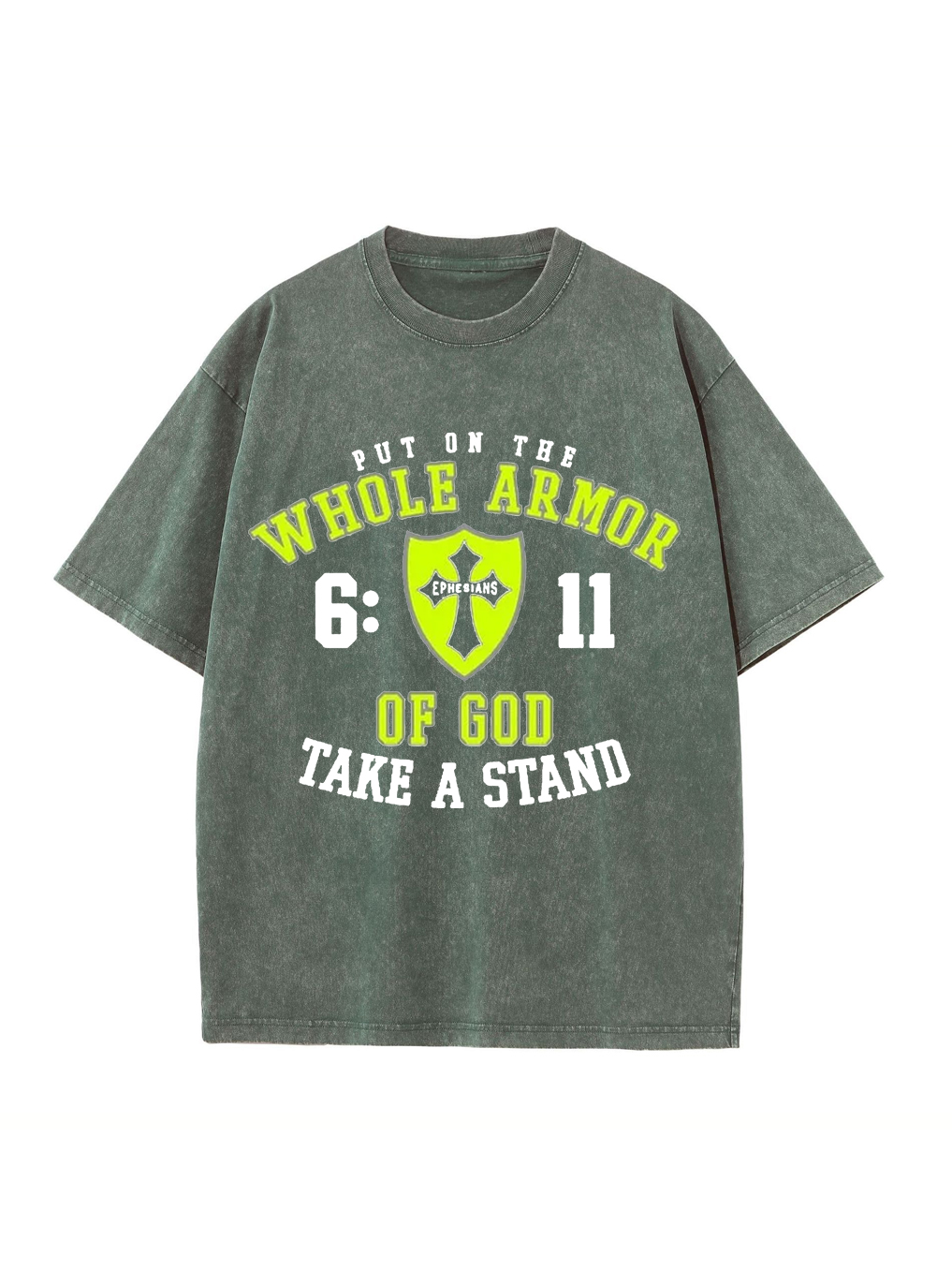 Put On The Whole Armor Of God Washed Tee