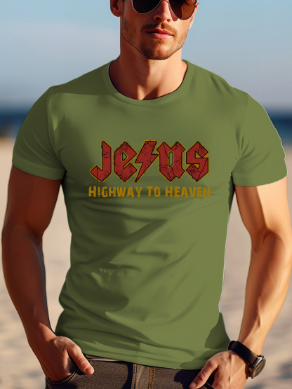 Jesus Highway To Heaven Tee