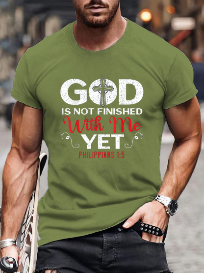 God Is Not Finished With Me T-shirt