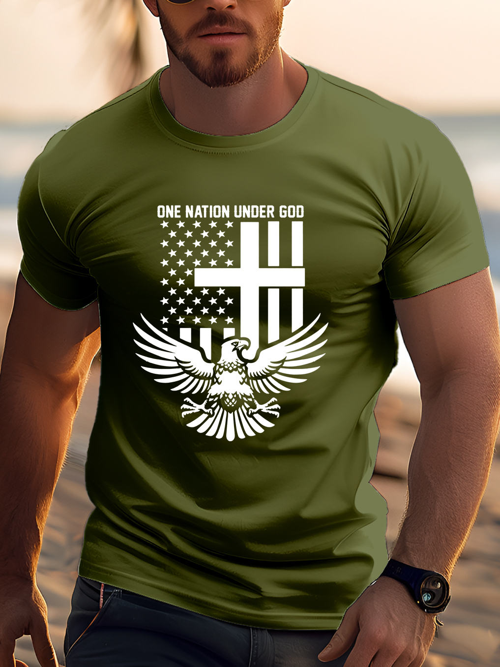 One Nation Under God Tee