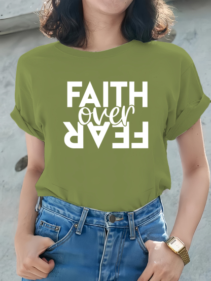 Faith Over Fear Women Tee