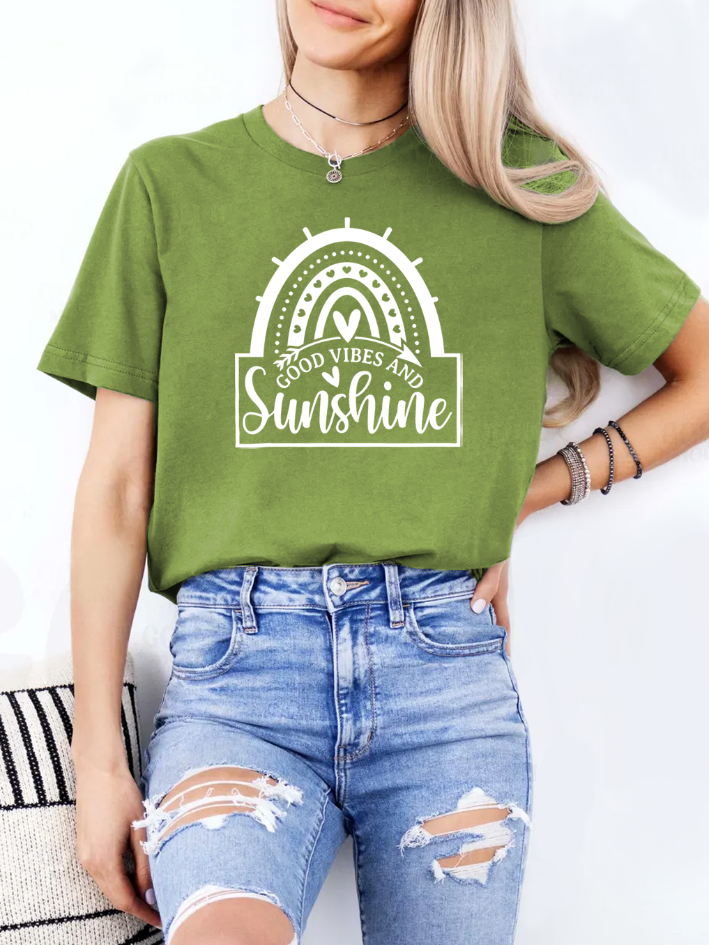 Good Vibes And Sunshine Women Tee