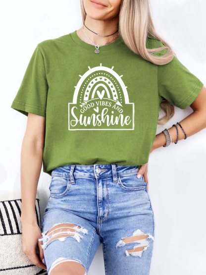 Good Vibes And Sunshine Women Tee