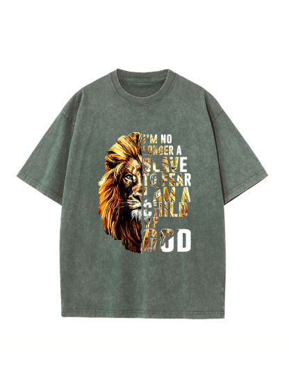 I Am a Child of God Washed T-shirt
