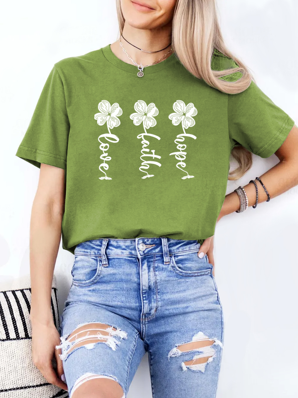 Faith Love Hope Women T-shirt