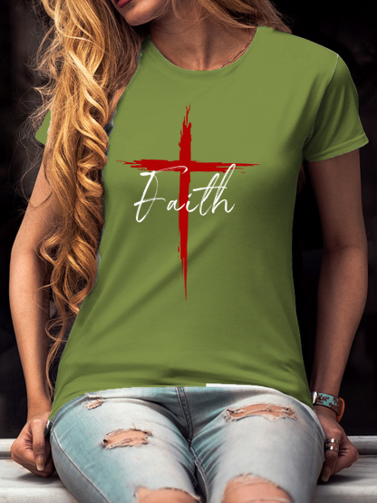 Faith Cross Women Tee