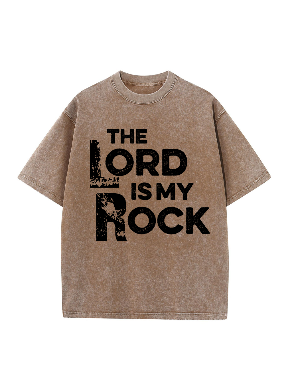 The Lord Is My Rock Washed Tee