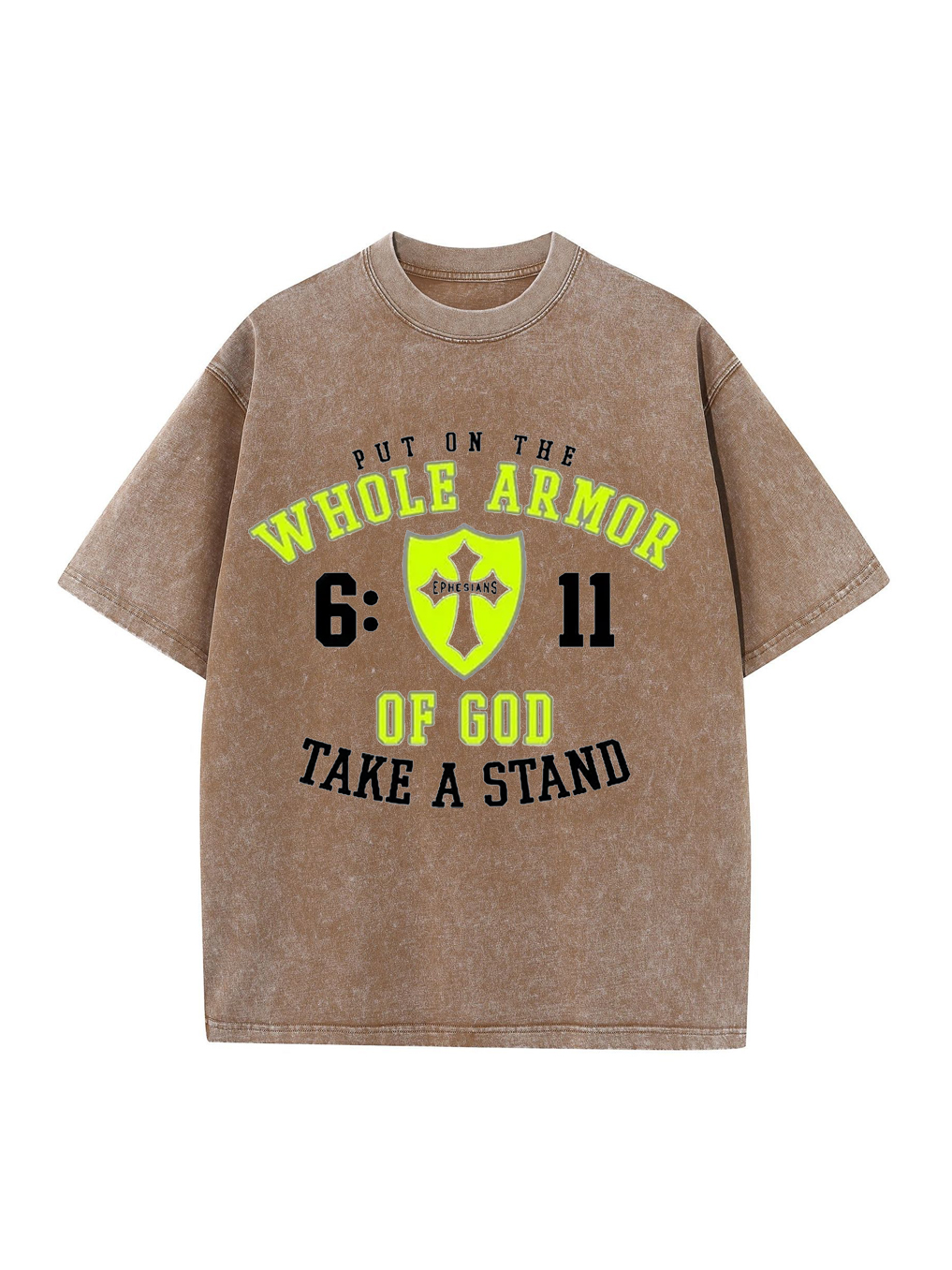 Put On The Whole Armor Of God Washed Tee