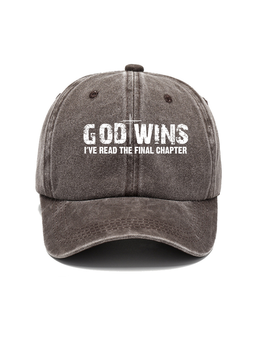 God Wins Washed Hat