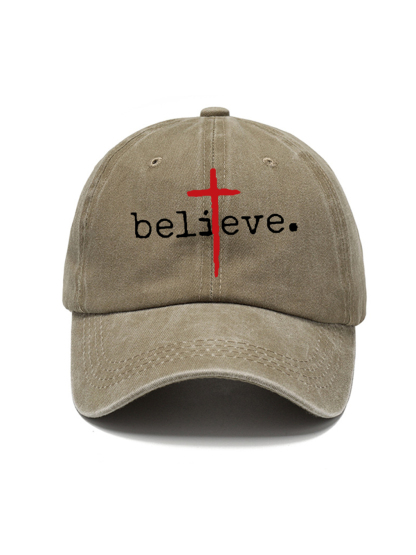 Believe Jesus Washed Hat