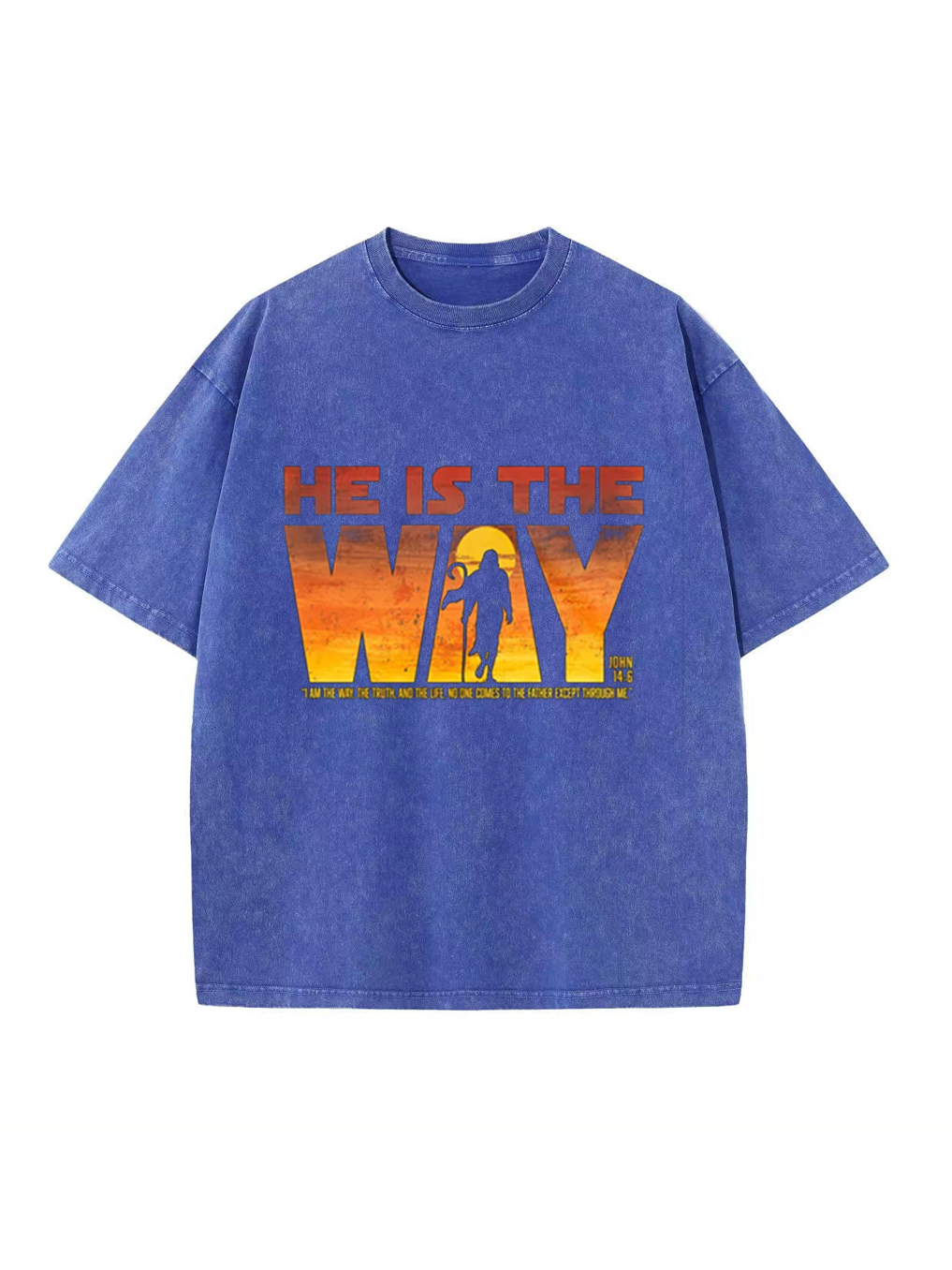 He Is The Way Washed T-shirt