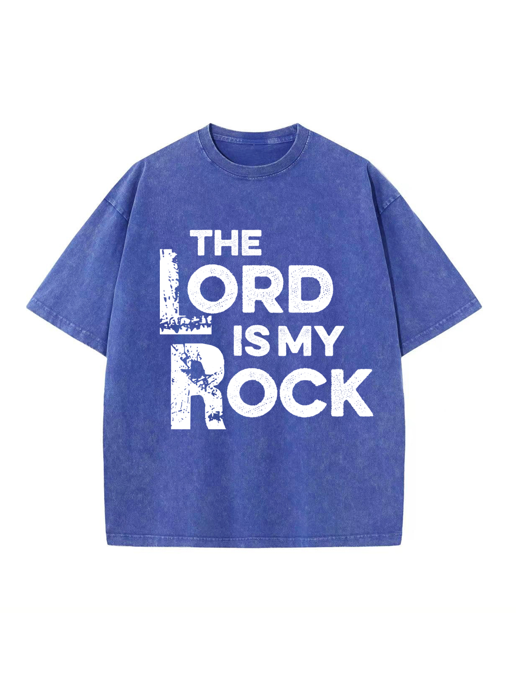 The Lord Is My Rock Washed Tee