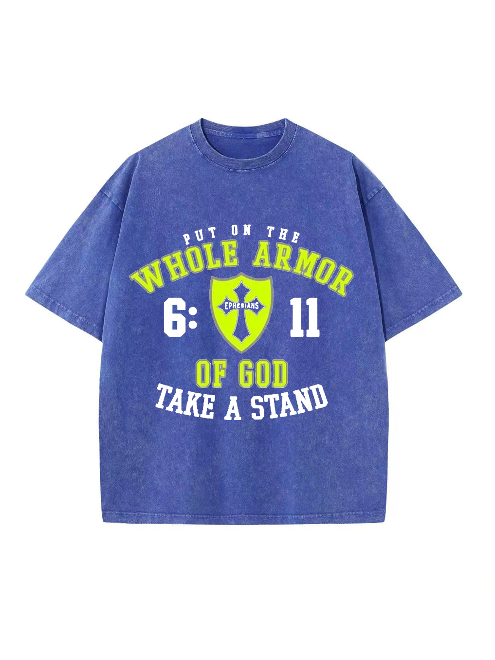 Put On The Whole Armor Of God Washed Tee