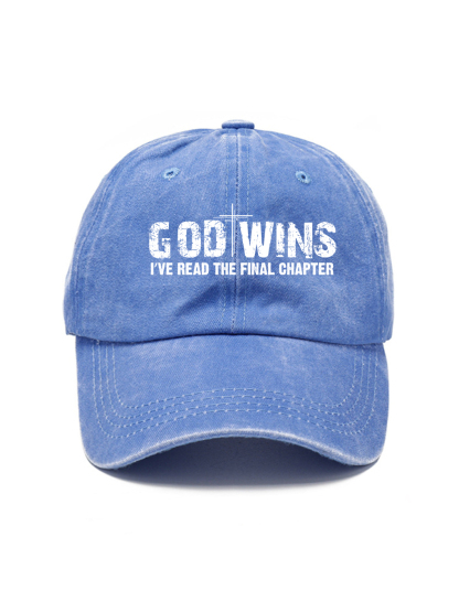 God Wins Washed Hat