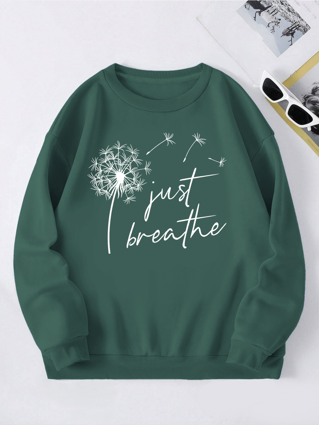 Just Breathe and Believe Sweatshirt