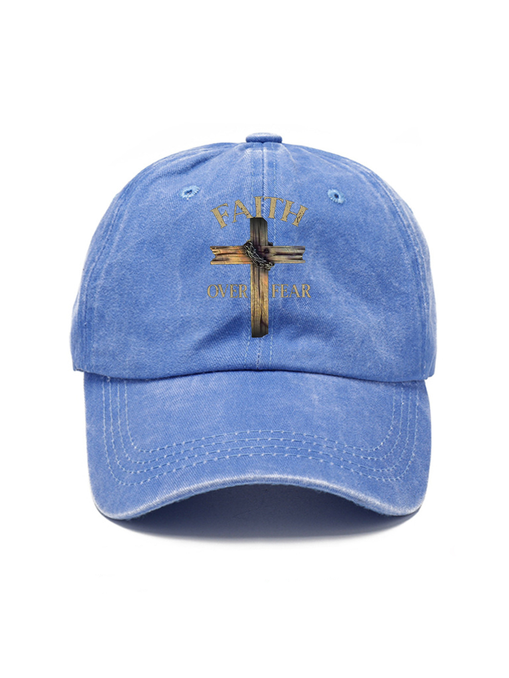 Faith Over Fear Washed Hat