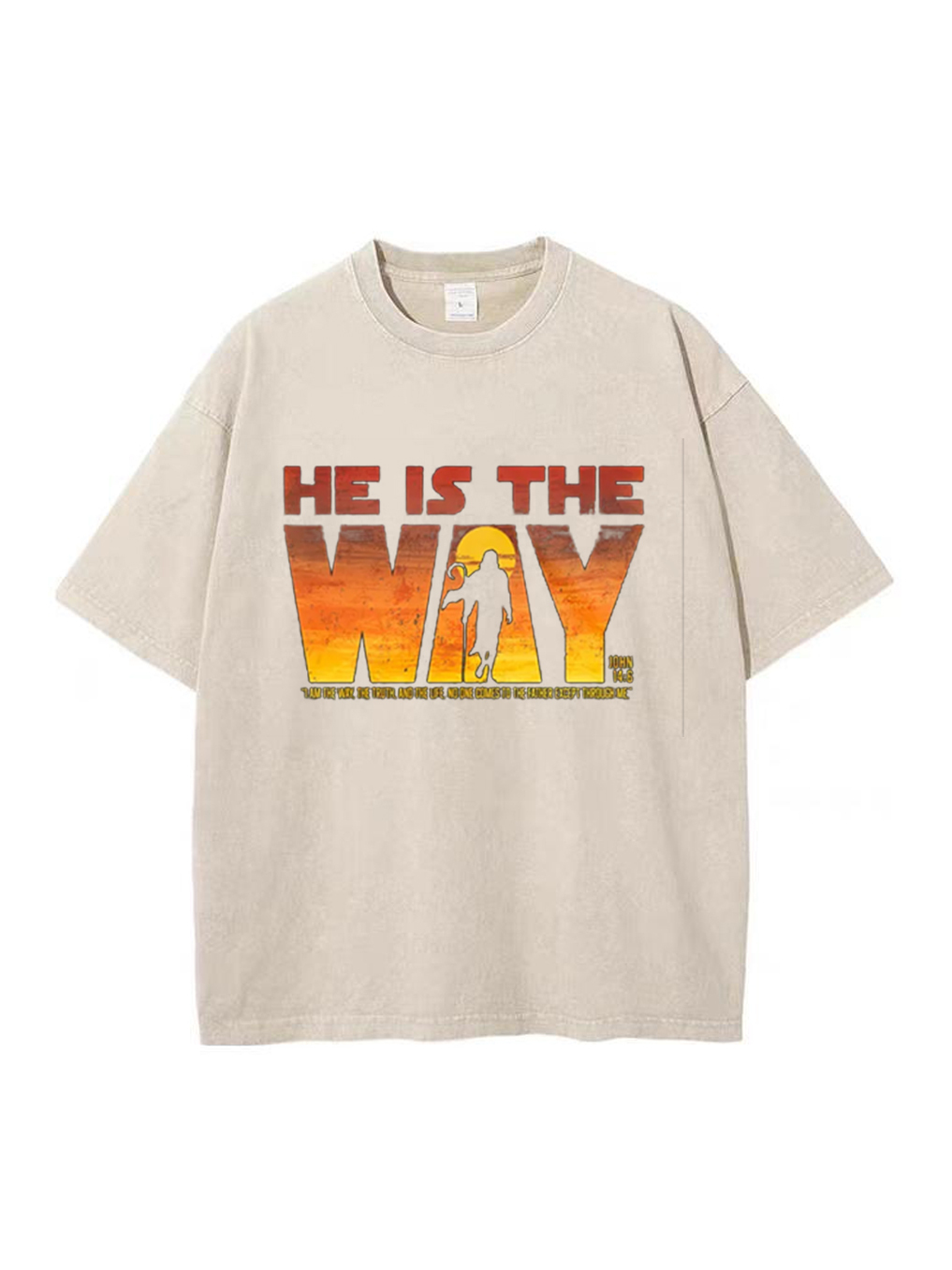 He Is The Way Washed T-shirt