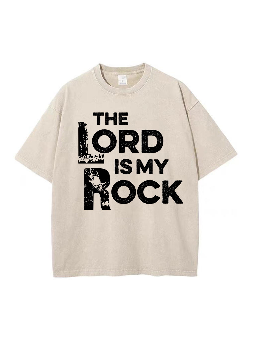The Lord Is My Rock Washed Tee