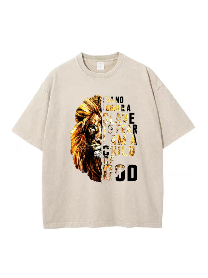 I Am a Child of God Washed T-shirt