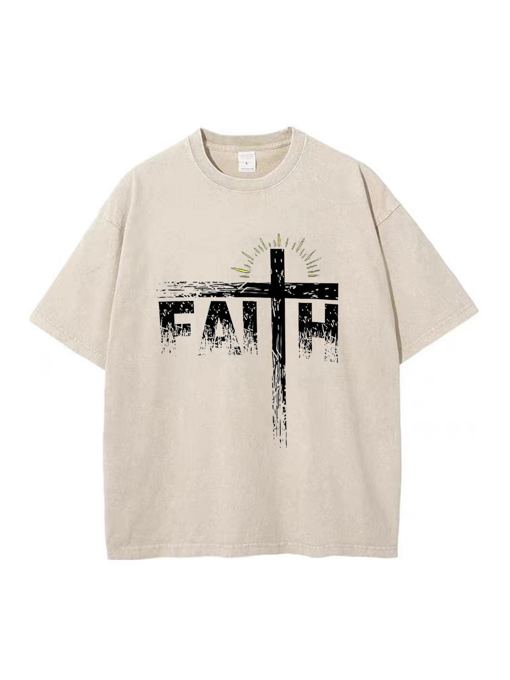 Faith Trendy Christian Washed T-shirt