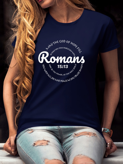 May The God Of Hope Fill You Women Tee