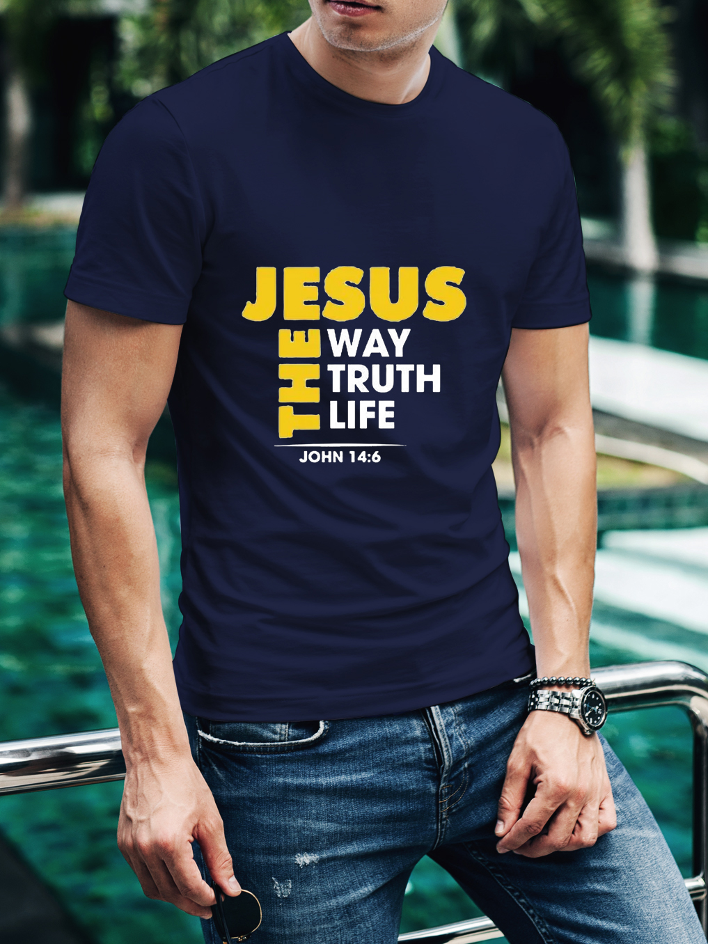 [Copy][Copy][Copy][Copy][Copy][Copy][Copy]Jesus Made Me A Fisherman Tee