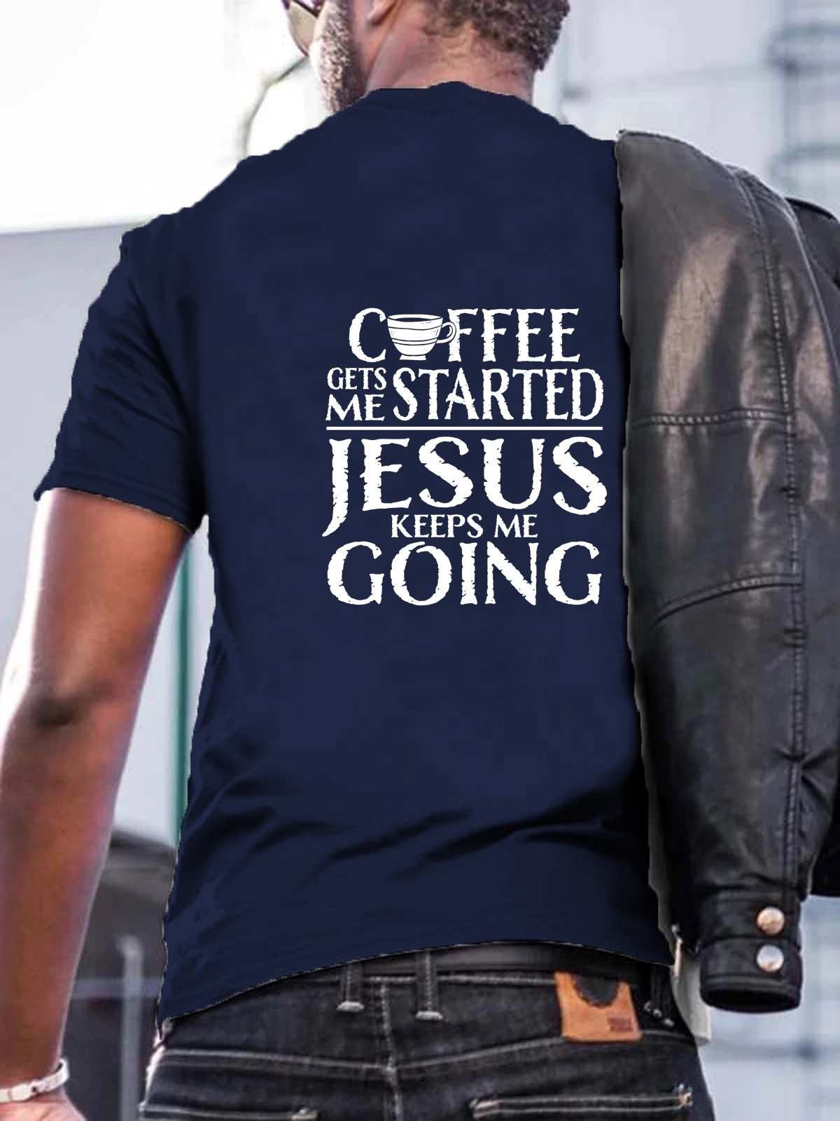 Jesus Keeps Me Going Tee