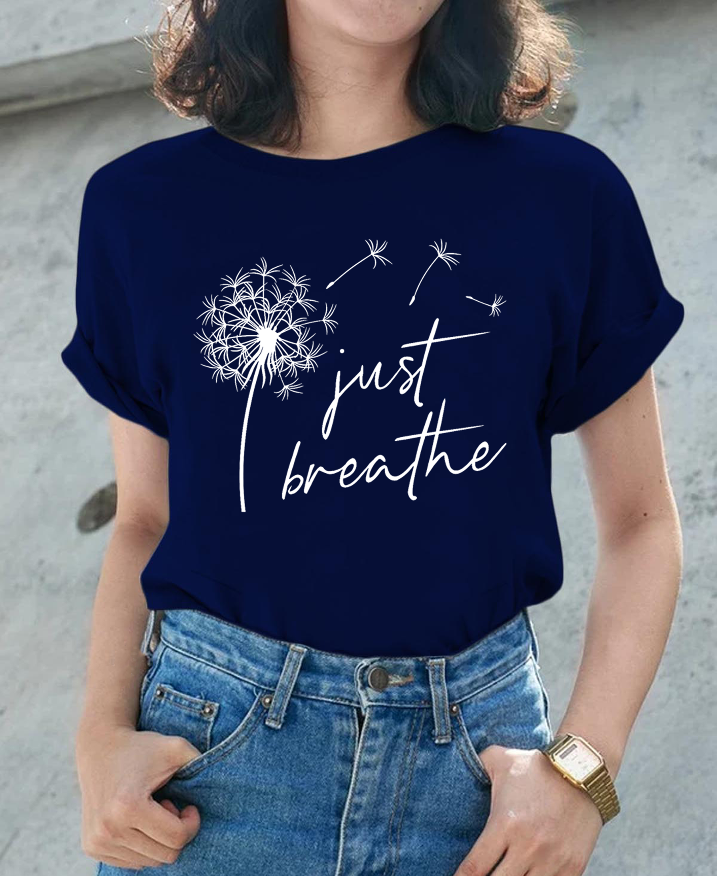 Just Breathe Women Tee