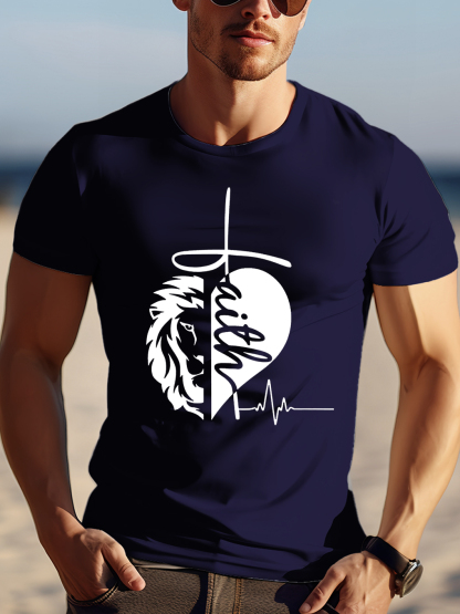 Faith Lion Design Tee