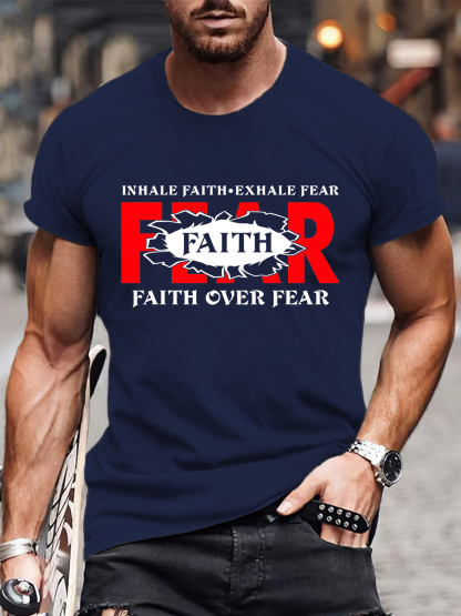 Inhale Faith Exhale Fear Tee